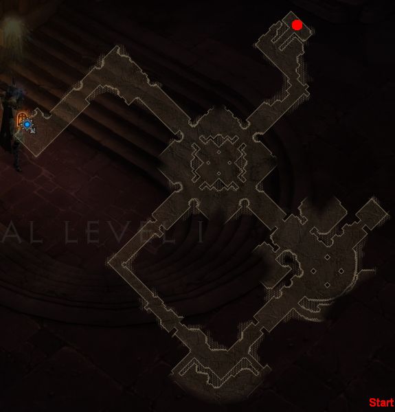 diablo 3 map cathedral level 4